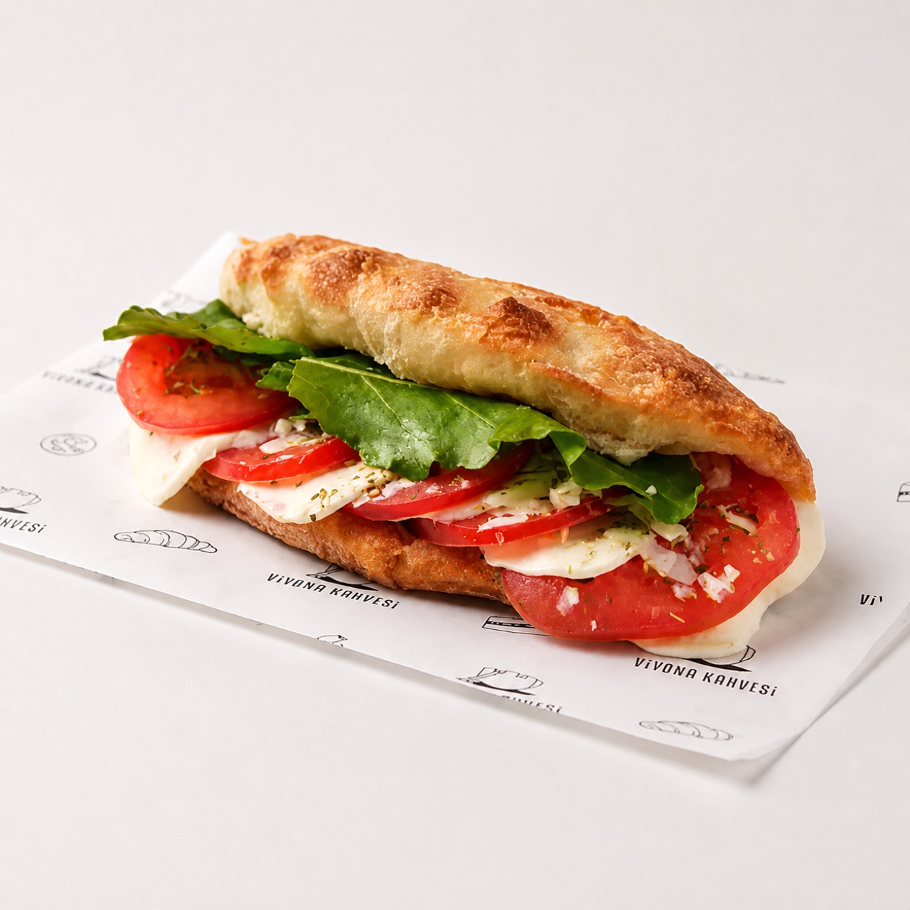 Pesto Soslu Caprese Panino