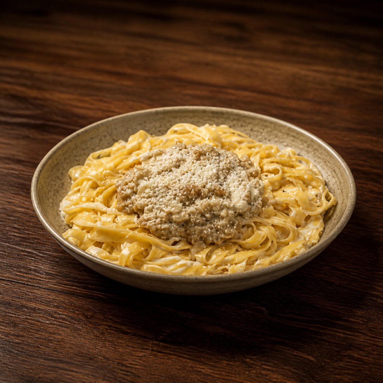 Köz Patlıcan Fettuccine