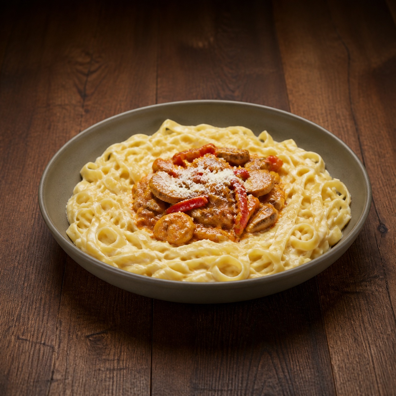Mexican Soslu Fettuccine