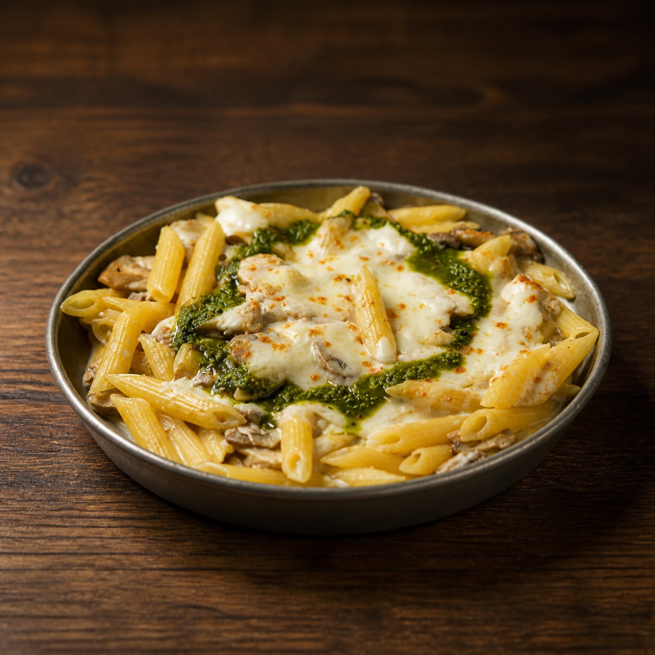 Fırın Makarna Penne Tavuklu Alfredo